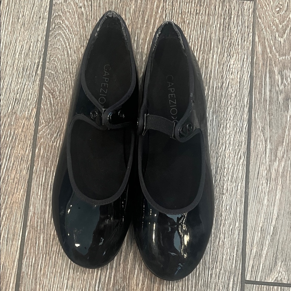 Capezio Glossy Black Tap Shoes